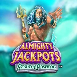 Almighty Jackpots – Realm of Poseidon casino game by Novomatic – featured logo at Wildroyal Casino