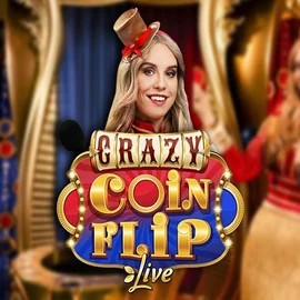 Enjoy Crazy Coin Flip by Evolution – logo hosted on wildroyal.uk