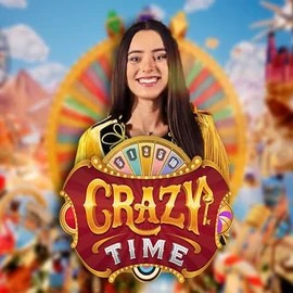 Crazy Time casino game by Evolution – featured logo at Wildroyal Casino