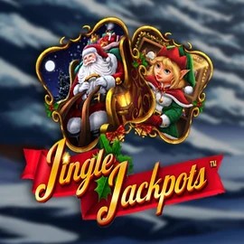 Jingle Jackpots logo by Dragon Gaming at Wildroyal Casino