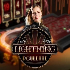 Lightning Roulette logo – Live Casino by Evolution at Wildroyal Casino