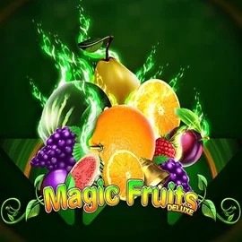 Magic Fruits Deluxe by Wazdan, showcased at wildroyal.uk – game logo