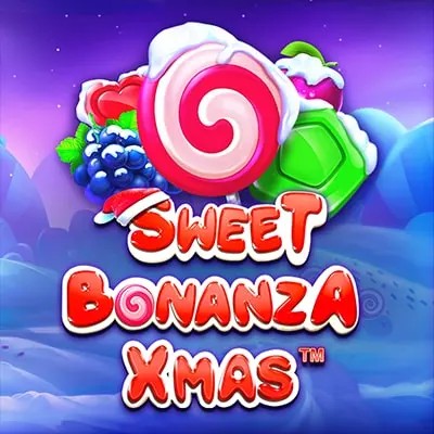 Sweet Bonanza Xmas Slot logo by Pragmatic Play at Wildroyal Casino